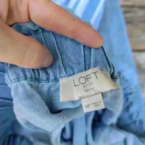 Anne Taylor midi chambre skirt size medium petite - Picture 4 of 5